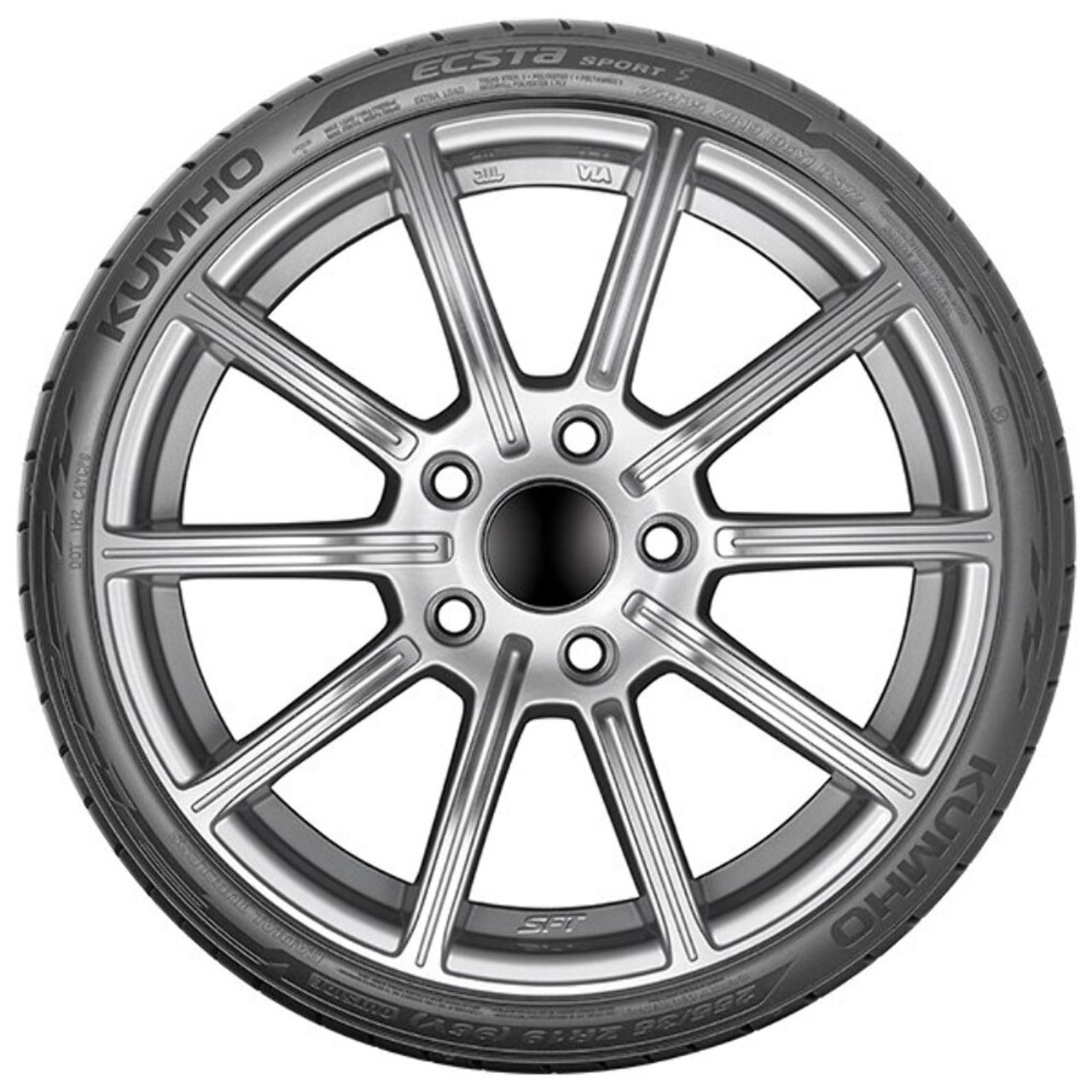 Set 4 255/40R20XL Kumho Tires Ecsta Sport S PS72 Radial Tires 2554020 Ultra High Performance 101(Y)