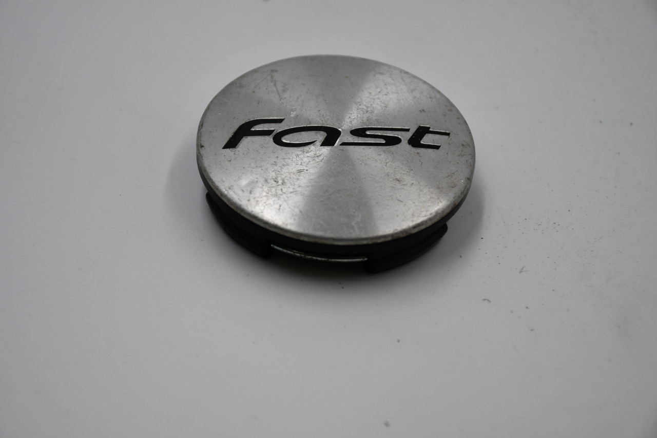 Fast Machined/Black Lettering Wheel Center Cap Hub Cap (F)001 2.375" Fast Snap in