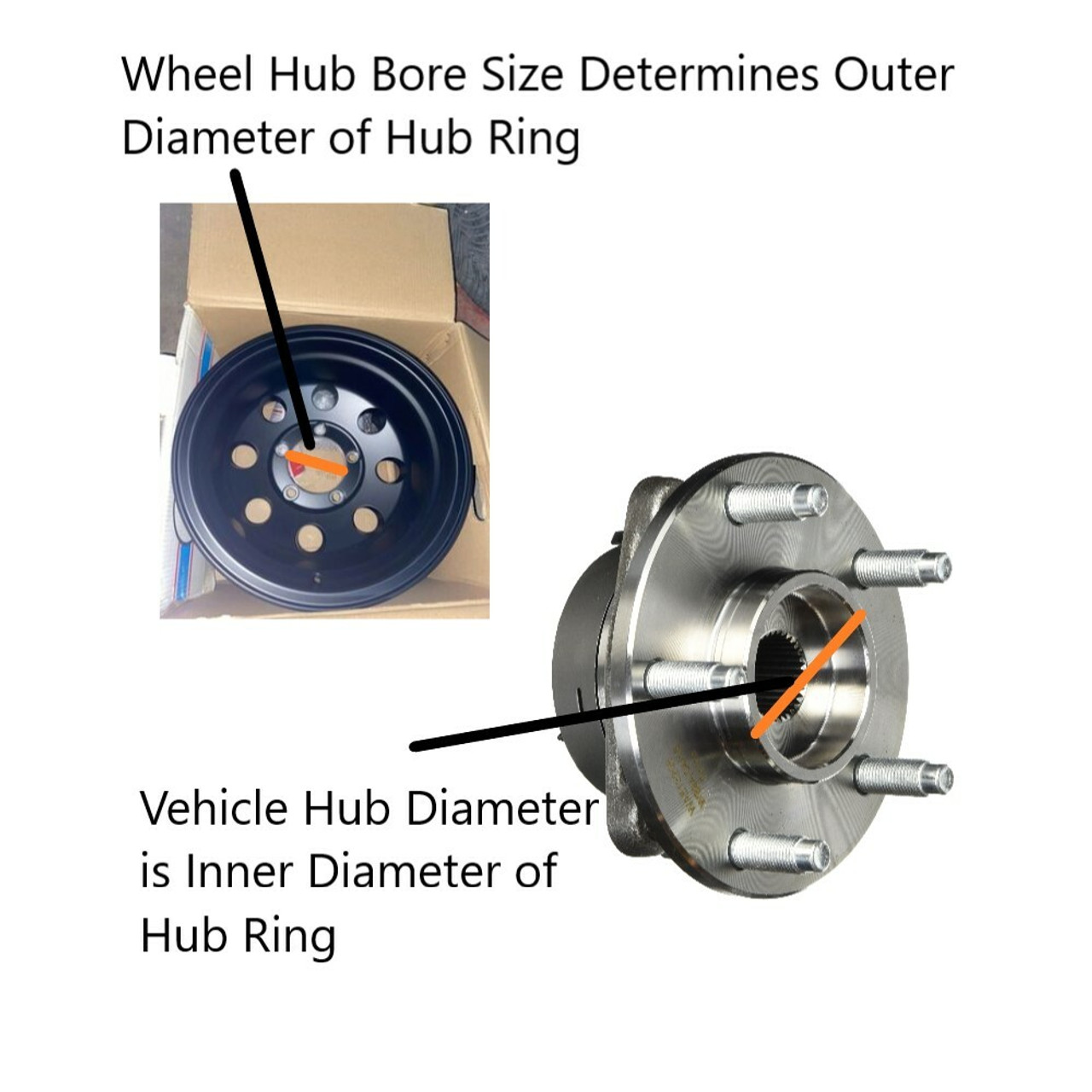 Set 4 Hub Centric Rings 73mm Outer 66.6mm Inner HR73-6660