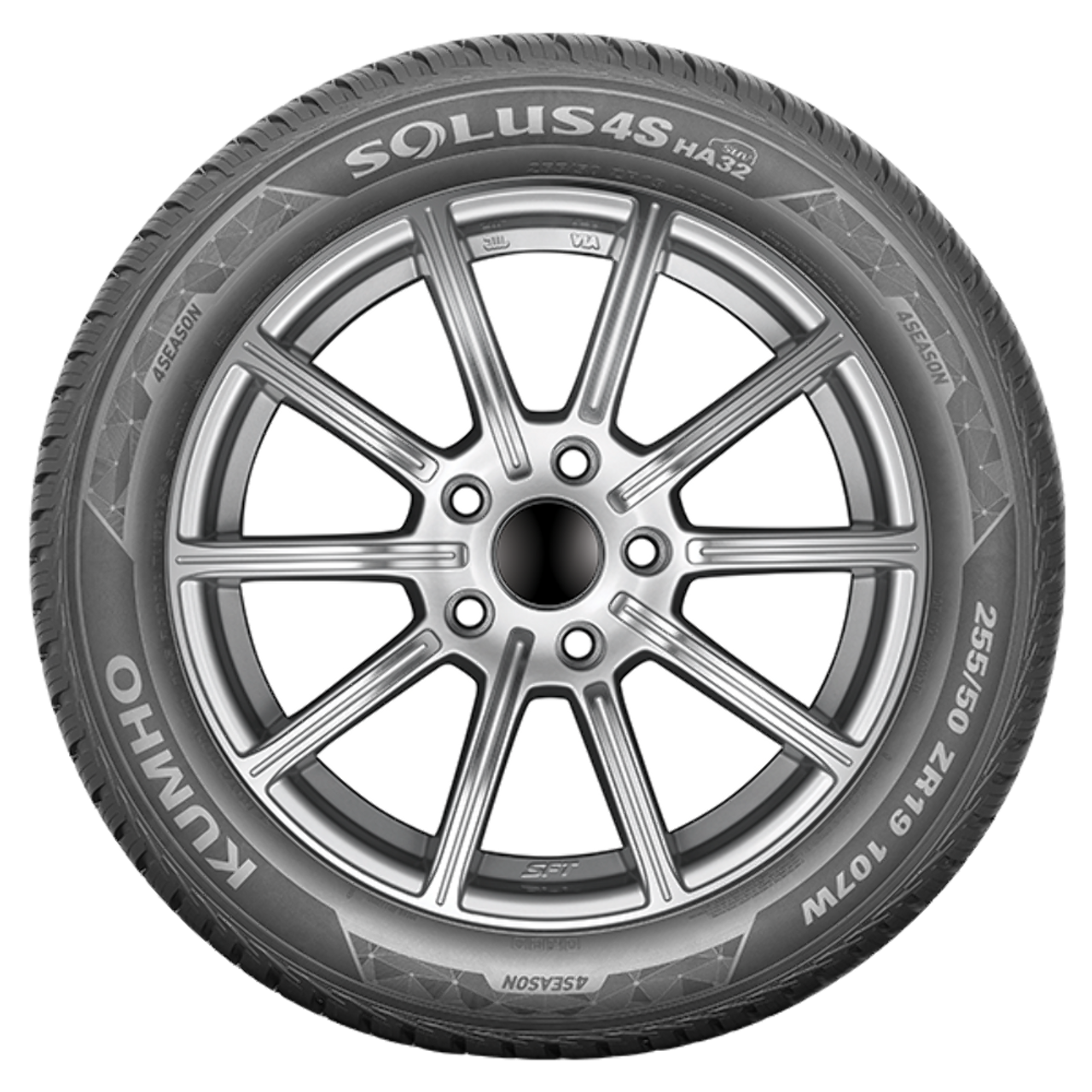 Set 4 225/60R17 Kumho Tires Solus HA32 Radial Tires 2256017 Standard Touring 103V