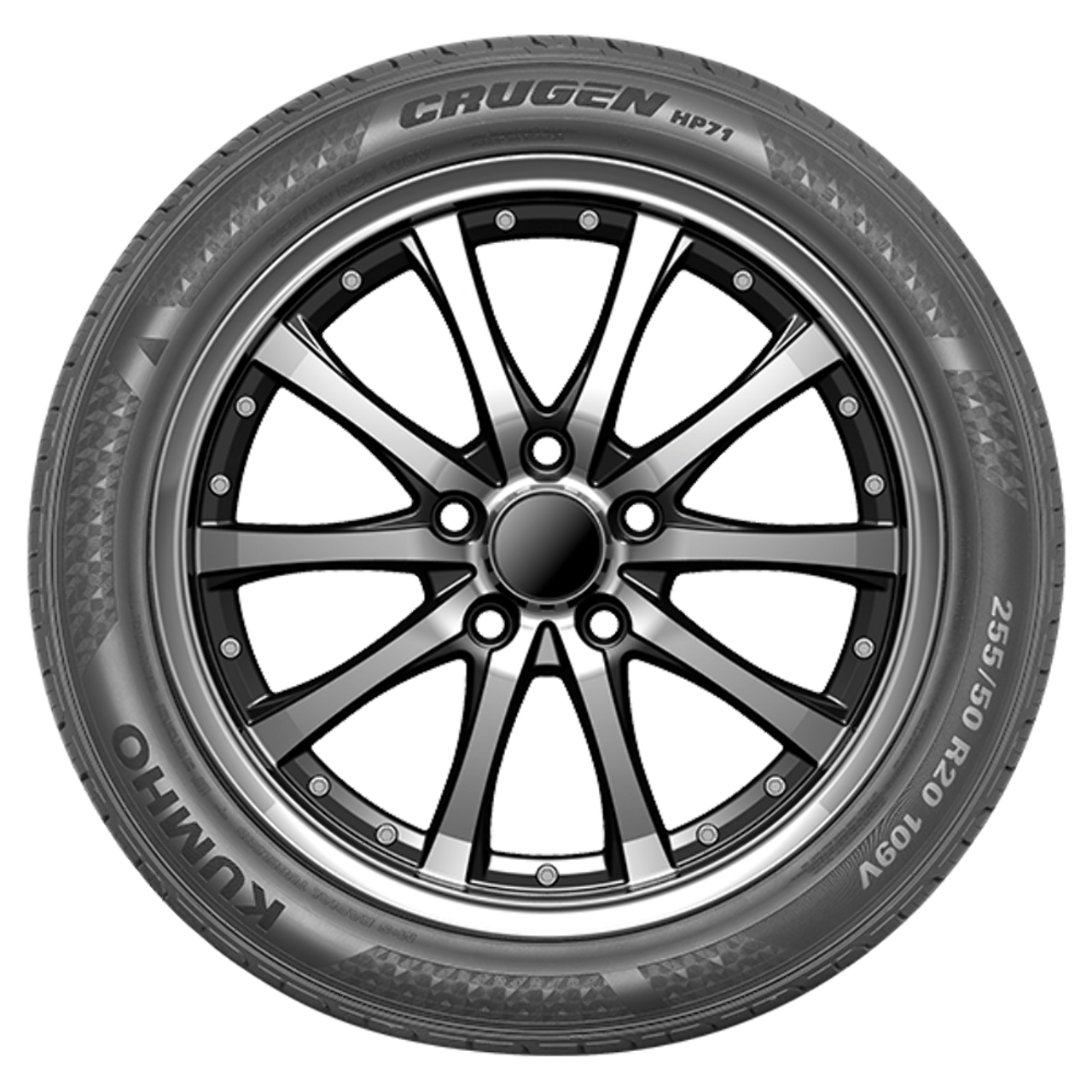 Set 4 265/60R17 Kumho Tires Crugen HP71 Radial Tires 2656017 Premium Touring 108V