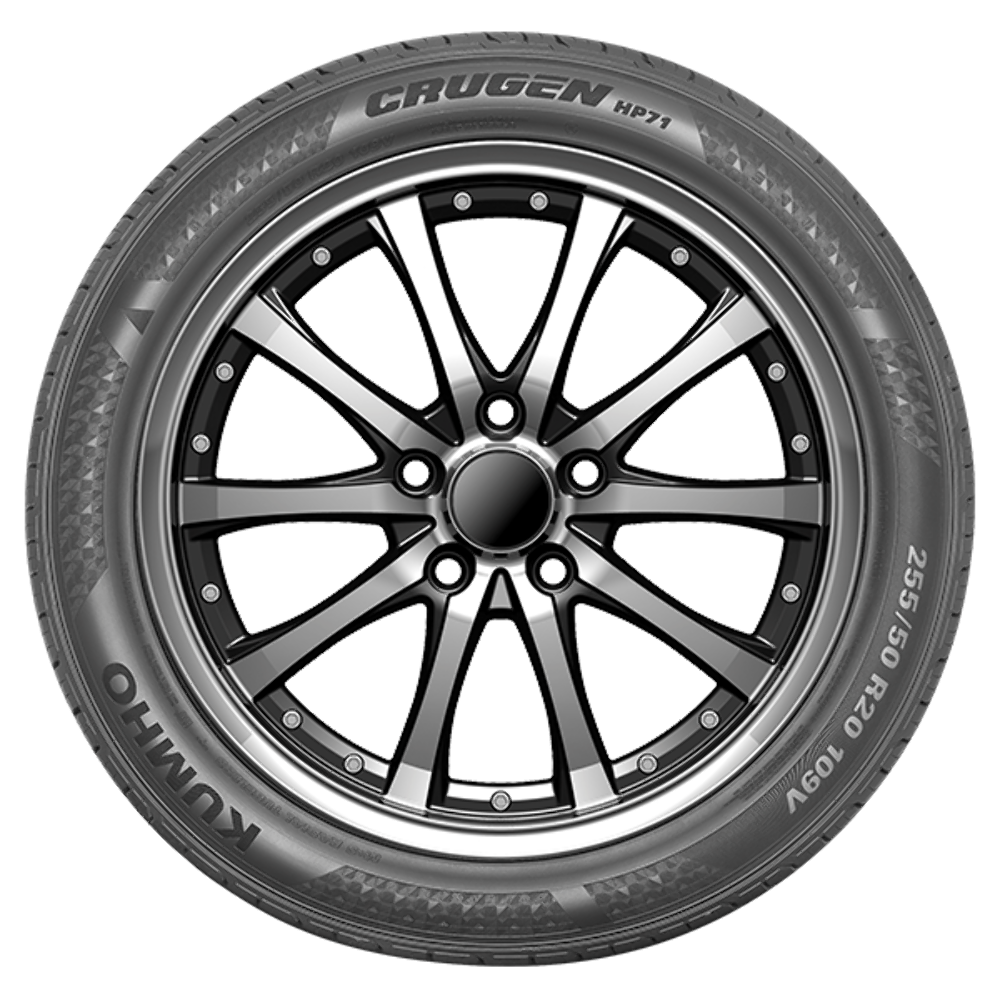 Set 4 255/60R19 Kumho Tires Crugen HP71 Radial Tires 2556019 Premium Touring 109H