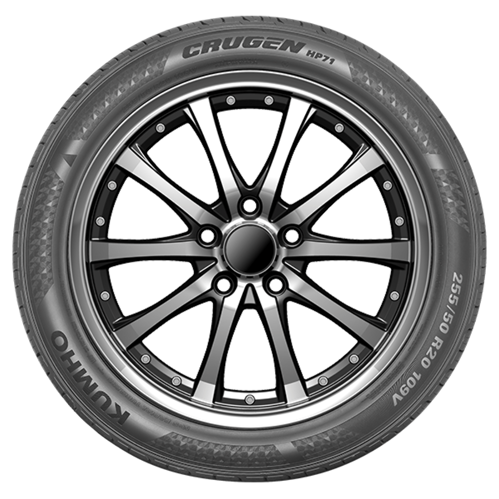 255/65R16 Kumho Tires Crugen HP71 Radial Tire 2556516 Premium Touring 109V