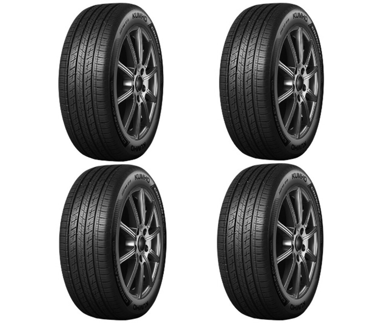 Set 4 265/35R22 Kumho Tires EV Crugen HP71 Radial Tires 2653522 Premium Touring 102Y