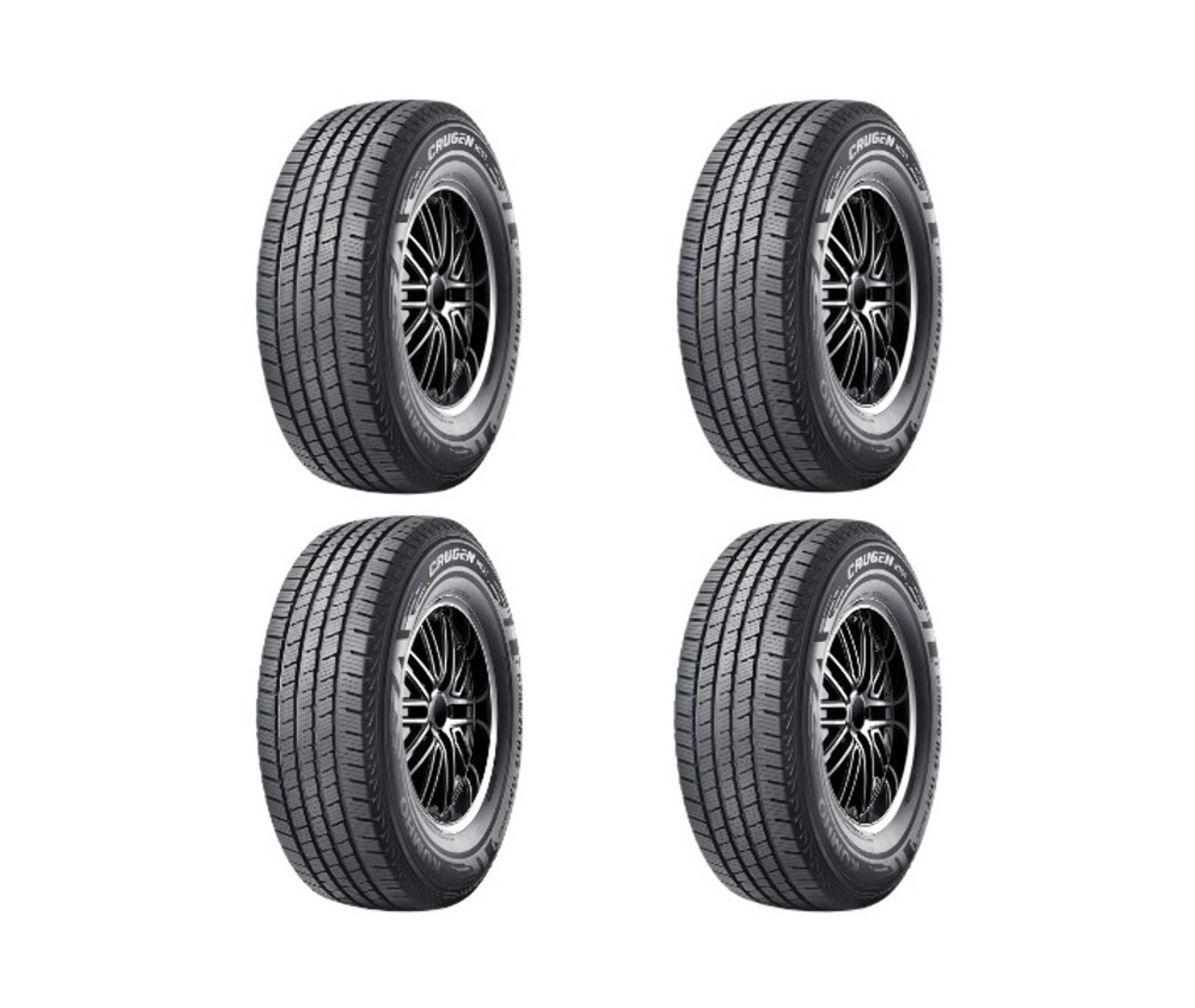 Set 4 235/75R17 Kumho Tires Crugen HT51 Radial Tires 2357517 Standard Touring 109T