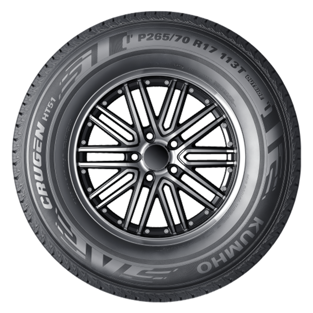 Set 4 245/60R18 Kumho Tires Crugen HT51 Radial Tires 2456018 Standard Touring 105T