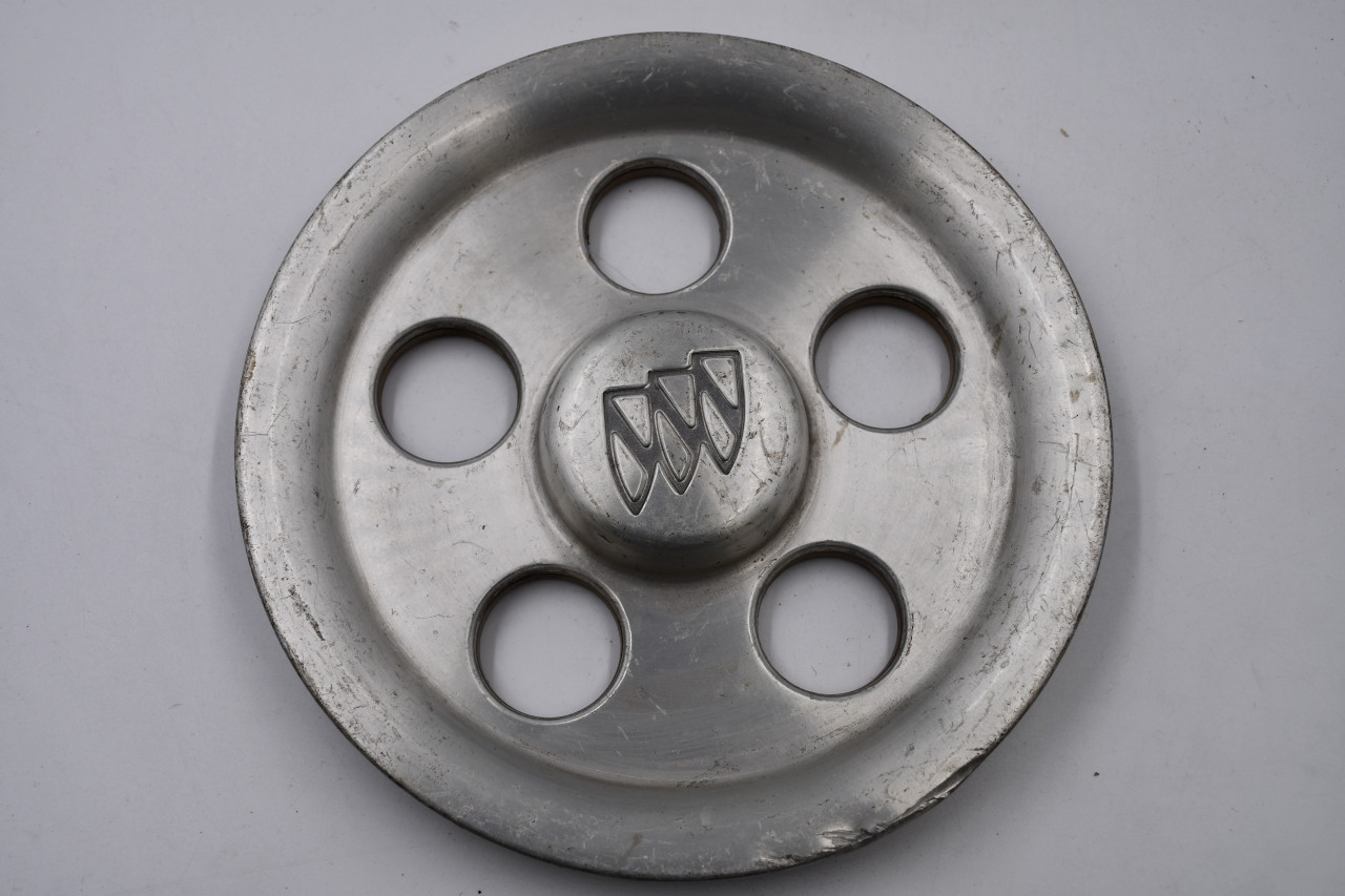 Buick Machined/Gray Logo Wheel Center Cap Hub Cap 25551457 8.25" OEM Buick Park Ave. Lasabre