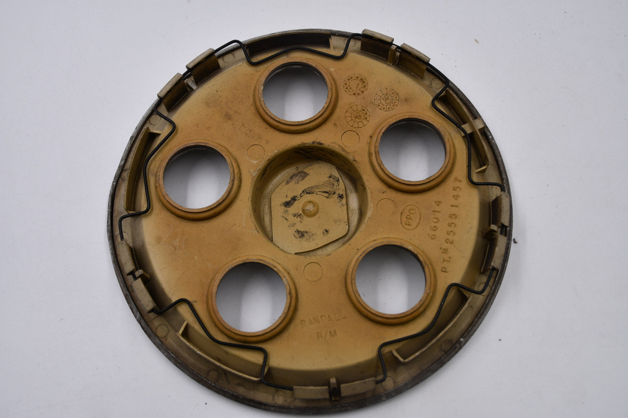 Buick Machined/Gray Logo Wheel Center Cap Hub Cap 25551457 8.25" OEM Buick Park Ave. Lasabre