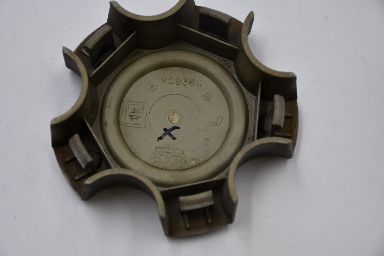 Chevy Dark Gray/ Red Logo Wheel Center Cap Hub Cap 9593611(DG) 4.625" OEM Chevy 5 Lug