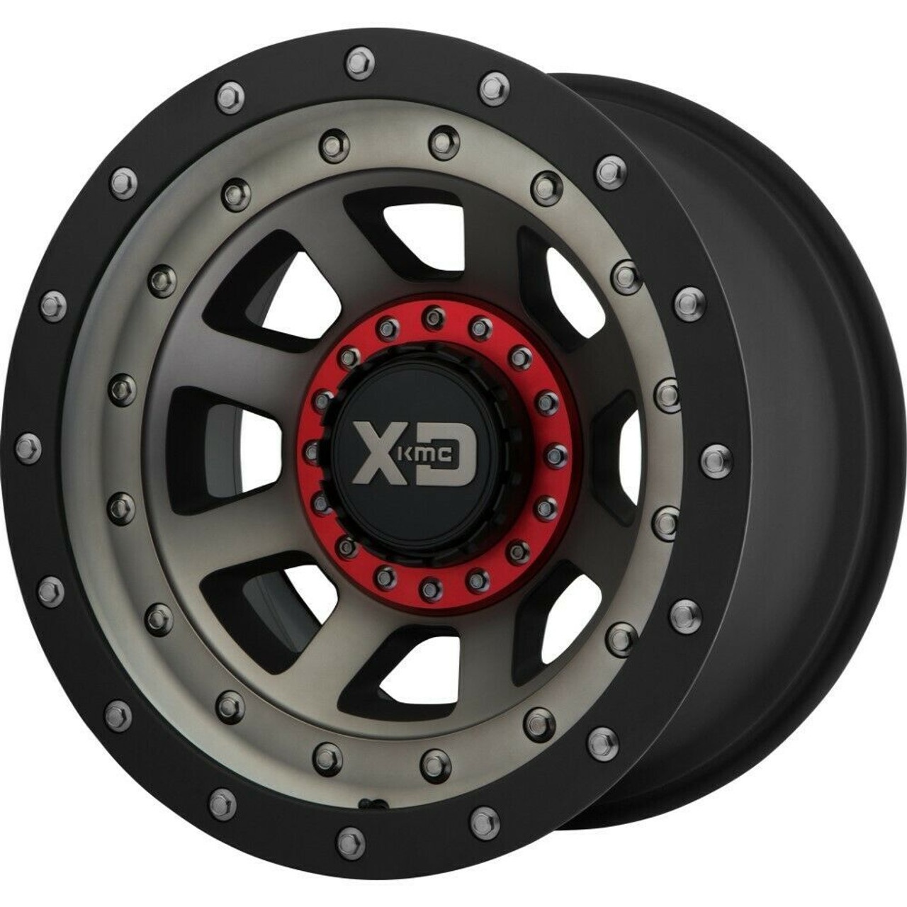 XD XD137 Fmj 20x12 8x170 Satin Black Dark Tint Wheel 20" -44mm Rim