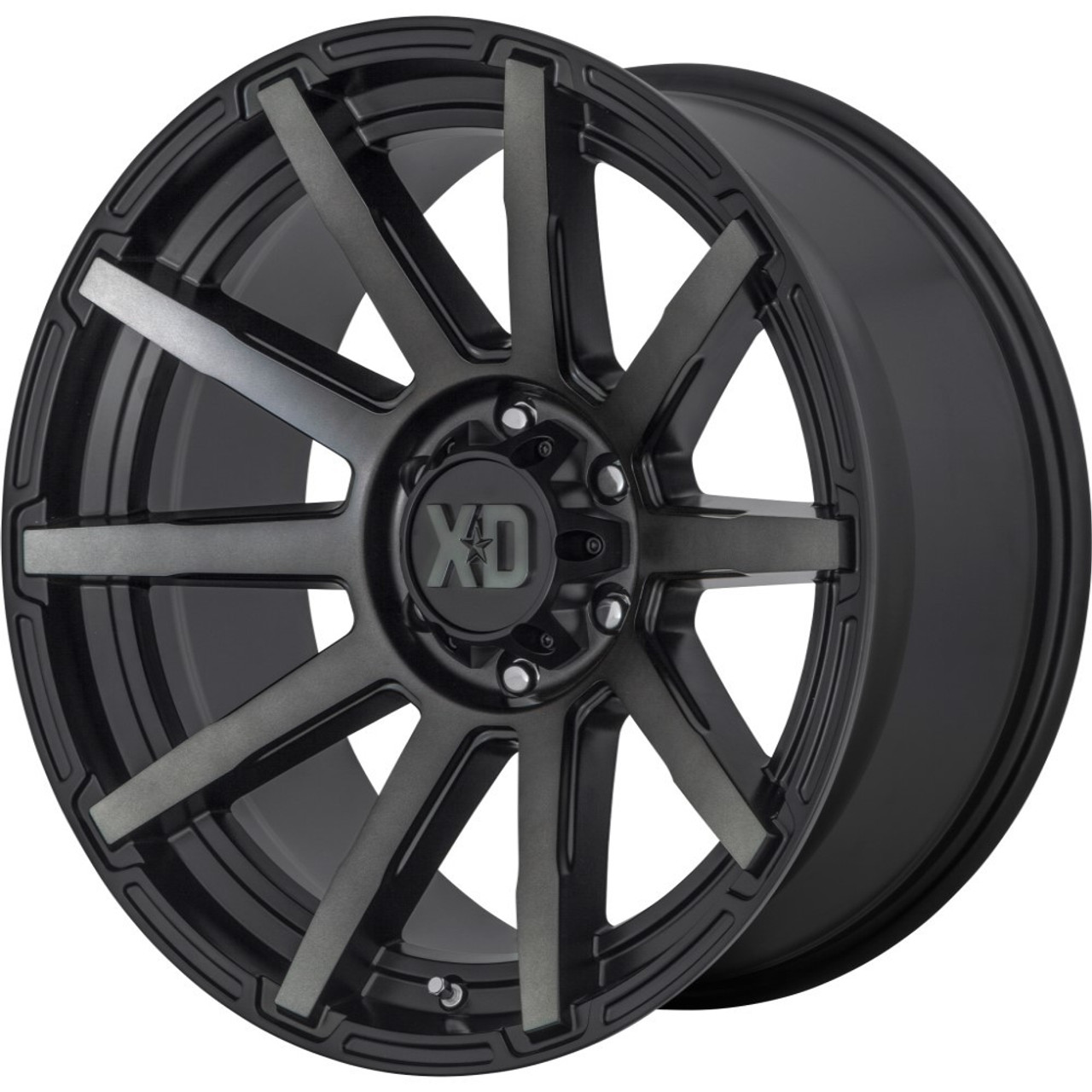 XD XD847 Outbreak 18x9 8x170 Satin Black With Gray Tint Wheel 18" 12mm Rim