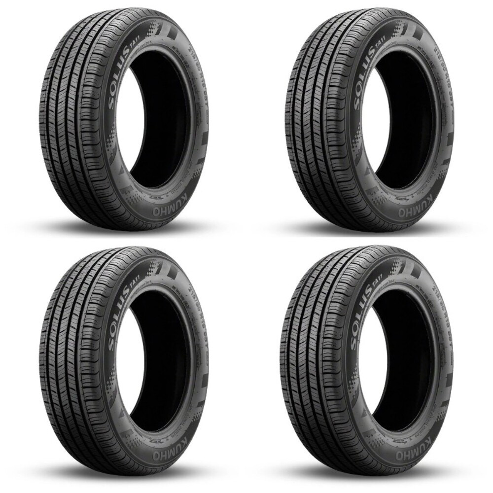 Set 4 185/70R13 Kumho Tires Solus TA11 Radial Tires 1857013 Standard Touring 86T