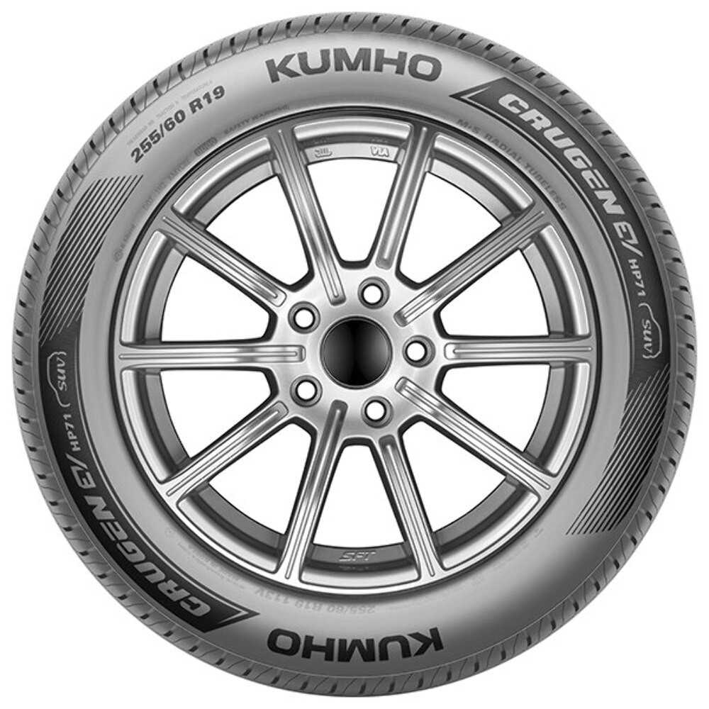 Set 4 235/55R18XL Kumho Tires EV HP71 Radial Tires 2355518 Premium Touring 104V