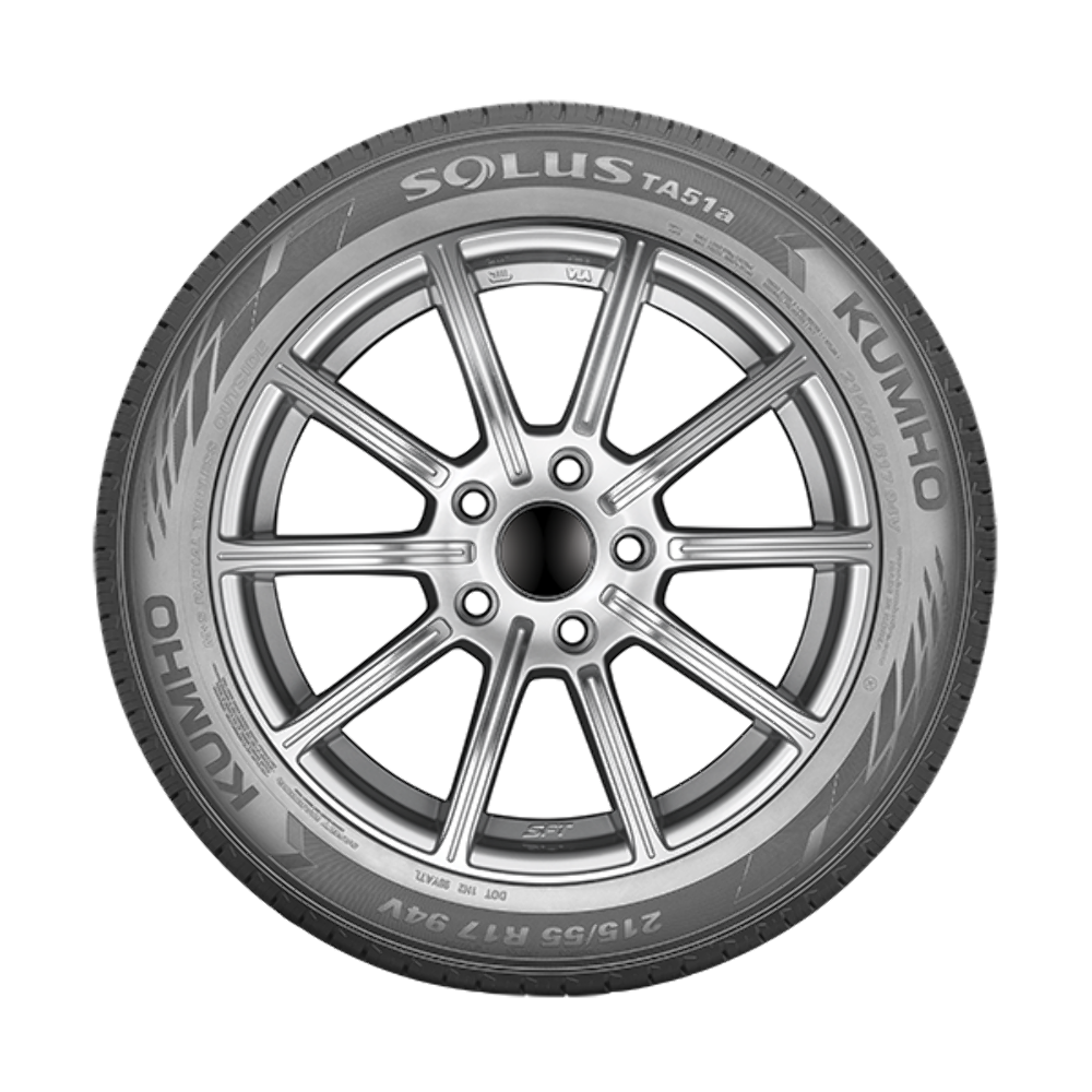 Set 4 245/45R18 Kumho Tires Solus TA51A Radial Tires 2454518 Premium Touring 100V