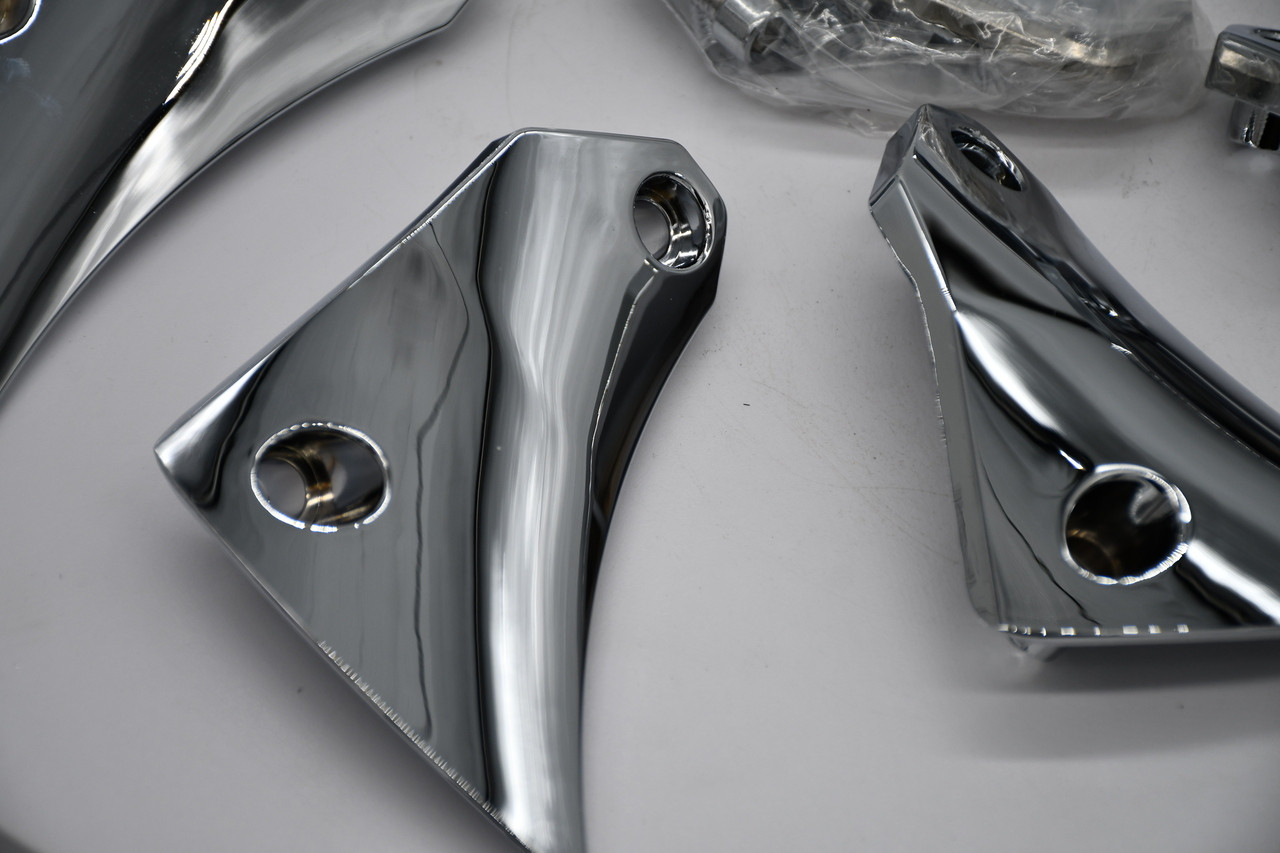 Grid Off-Road Chrome Wheel Inserts 7129-1890-L-ZST Fits GD01 18x9 Left Wheel