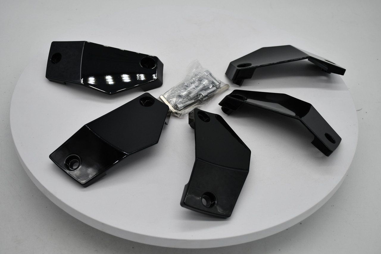 Grid OffRoad Gloss Black Wheel Inserts 5607-2010-L-ZST Fit GD04 20x10 Left Wheel