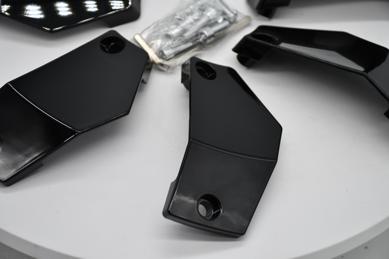 Grid OffRoad Gloss Black Wheel Inserts 5607-2010-L-ZST Fit GD04 20x10 Left Wheel