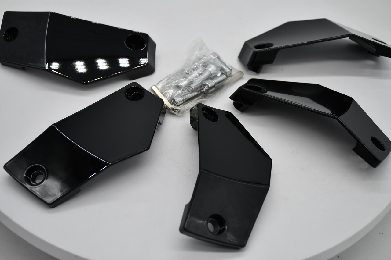 Grid OffRoad Gloss Black Wheel Inserts 5607-2010-L-ZST Fit GD04 20x10 Left Wheel