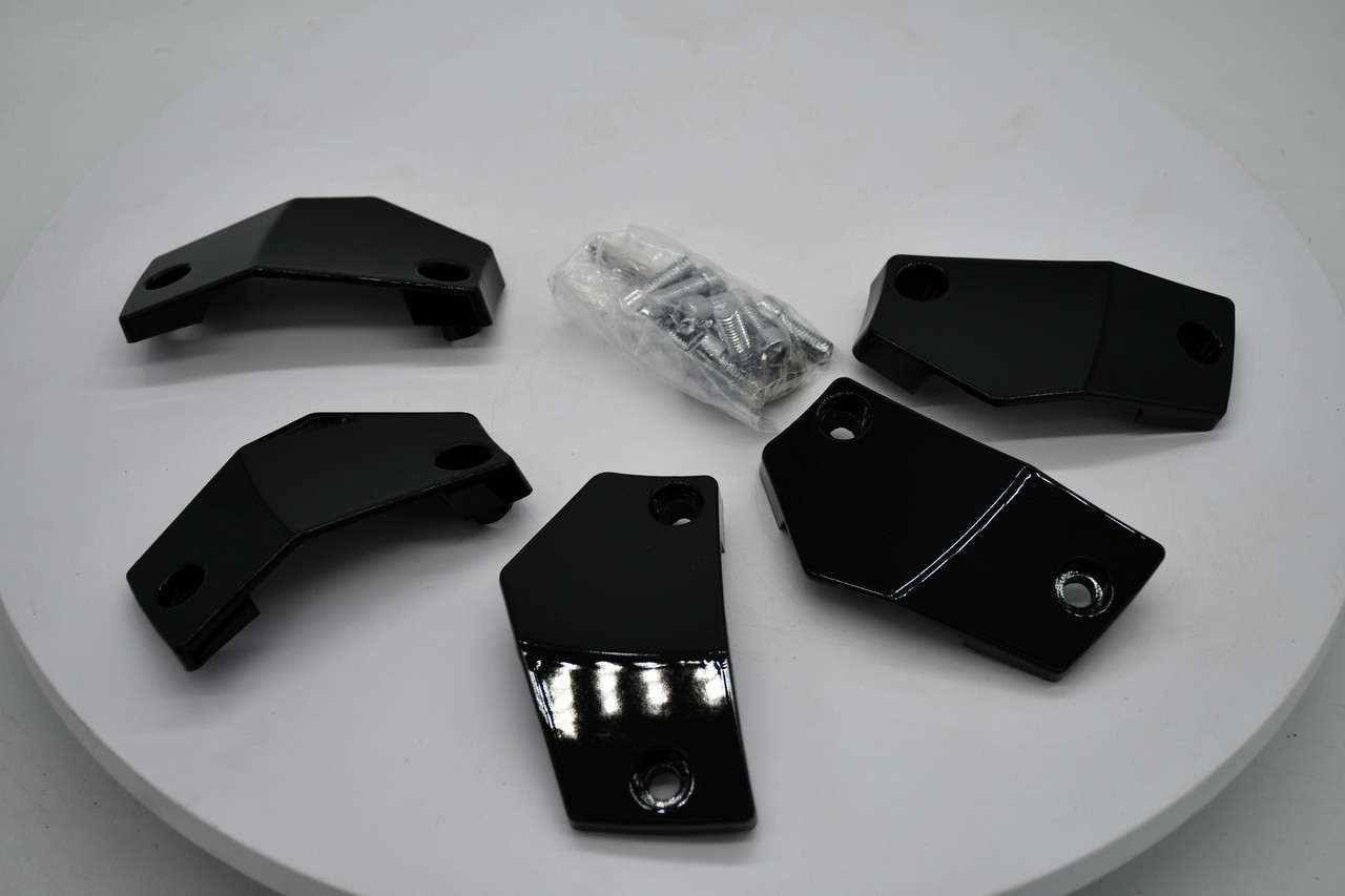 Grid OffRoad Gloss Black Wheel Inserts 5607-1890-R-ZST Fit GD04 18x9 Right Wheel