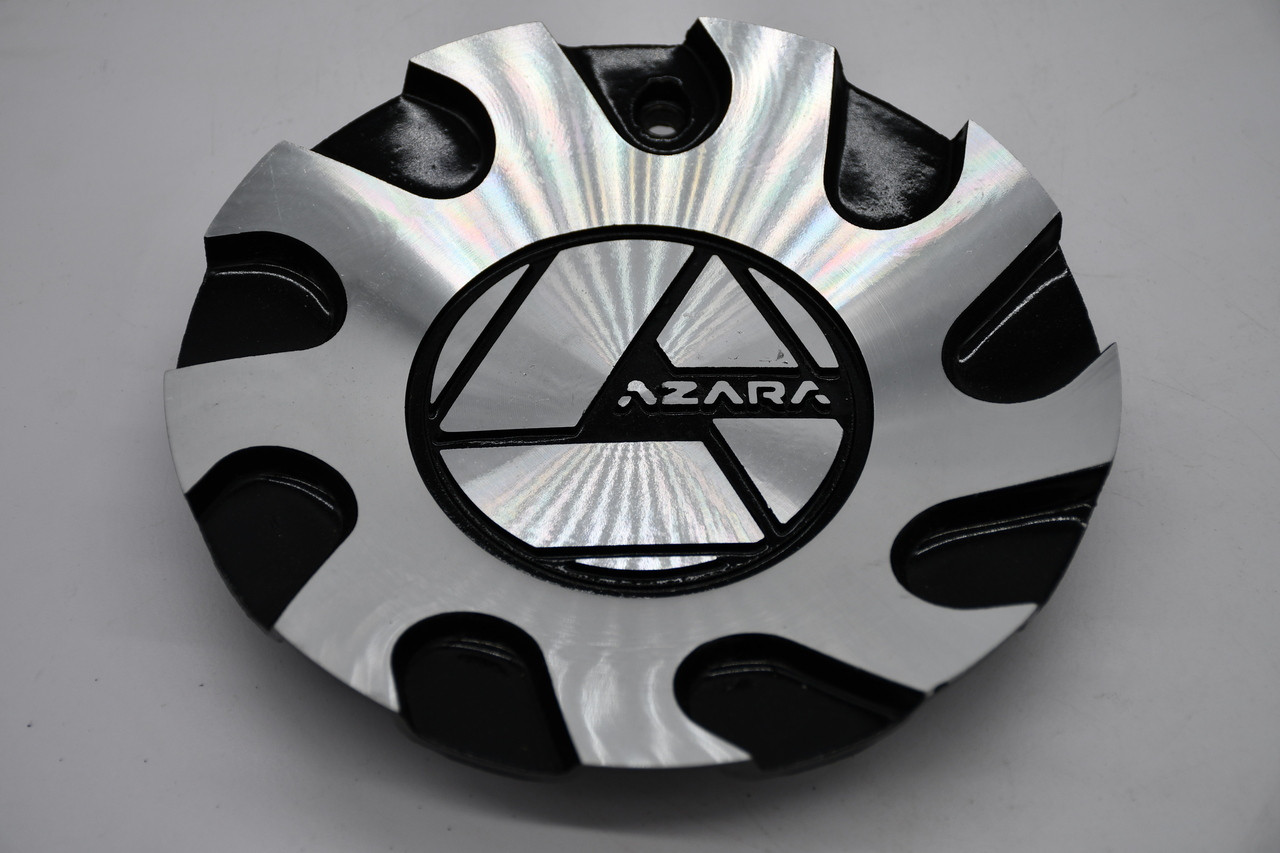 Azara AZA-514 Wheel Center Cap Gloss Black Machined for 20" 22" 24" Wheels