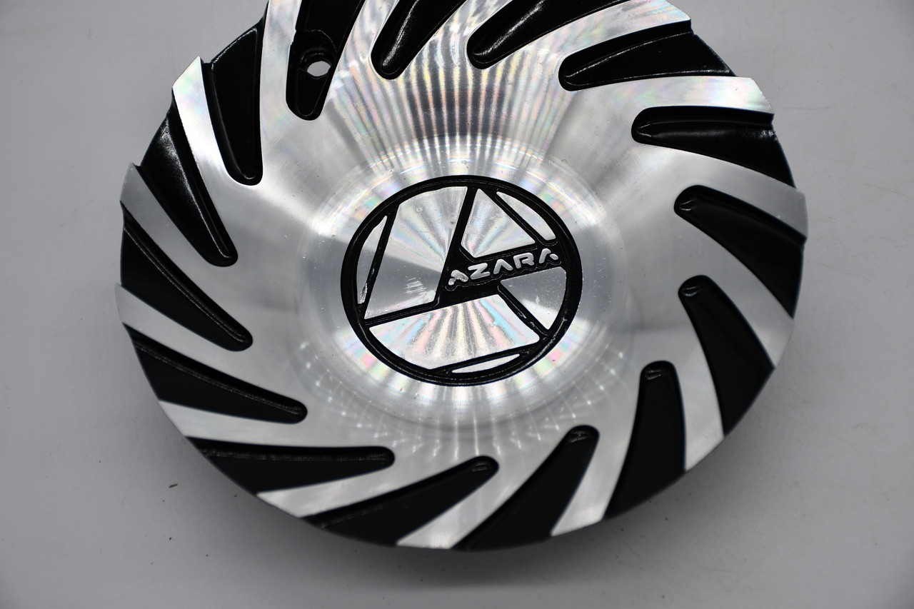Azara Gloss Black Machined Wheel Center Cap AZA-523 20" 22" 24" 26" 28" 30"