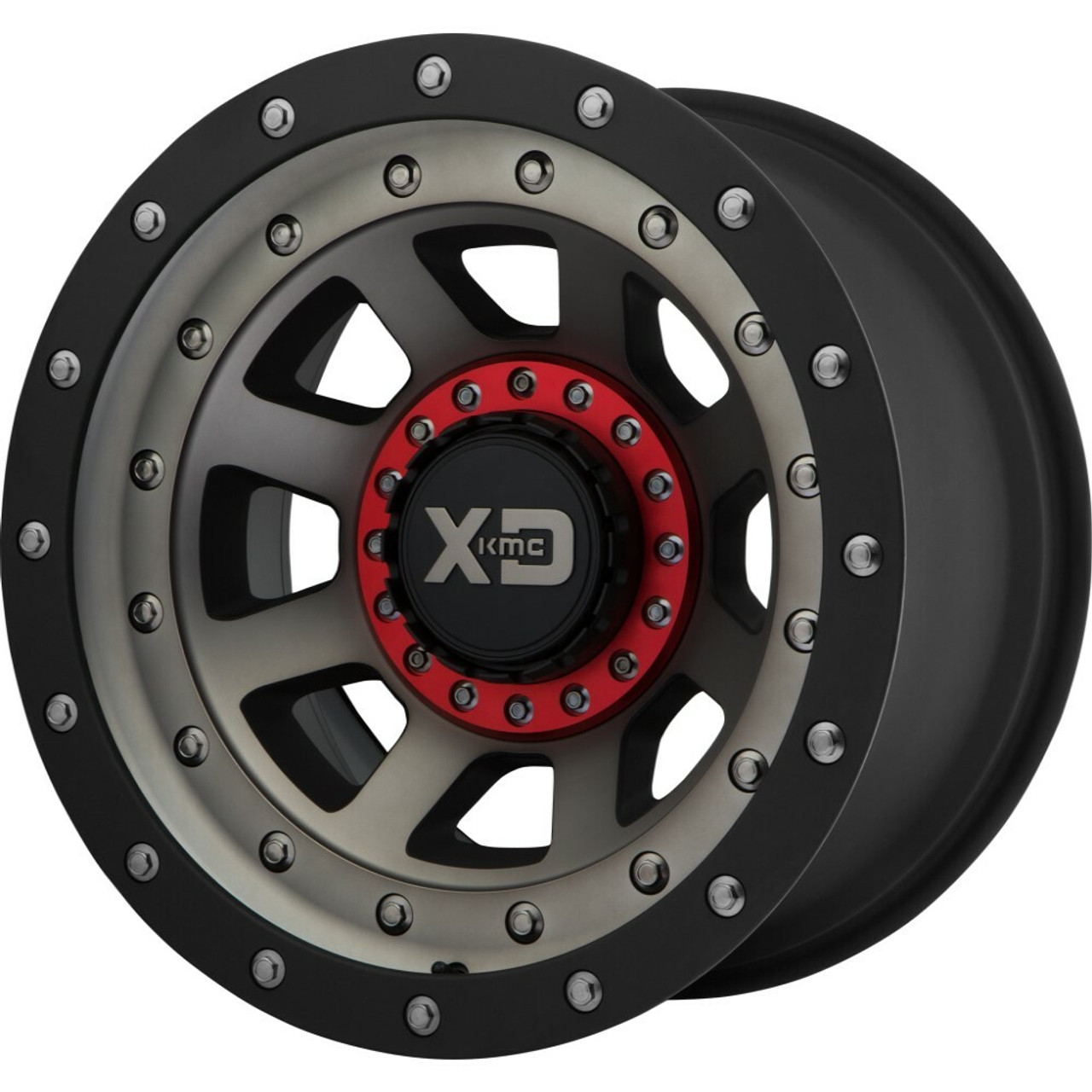 XD XD137 Fmj 20x9 8x6.5 Satin Black Dark Tint Wheel 20" 0mm Rim