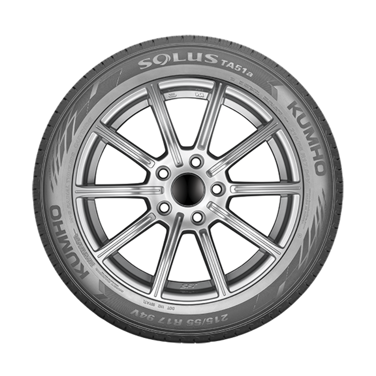 185/65R15 Kumho Tires Solus TA51A Radial Tire 1856515 Premium Touring 88H