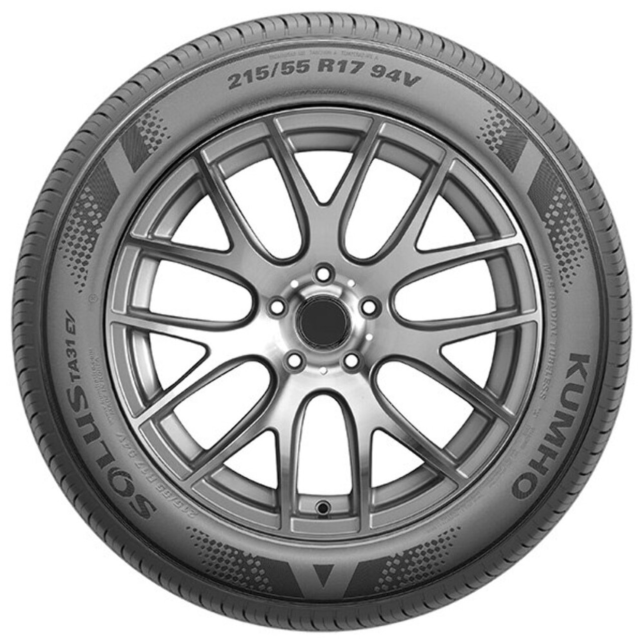 Set 4 205/60R16 Kumho Tires Solus EV TA31 Radial Tires 2056016 Standard Touring 92H