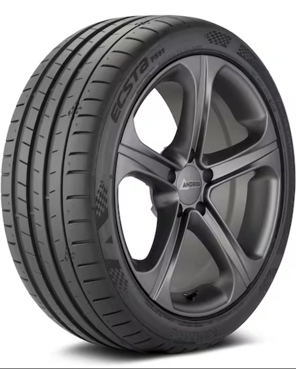 245/40ZR19XL Kumho Tires Ecsta PS91 Radial Tire 2454019 Ultra High Performance 98(Y)