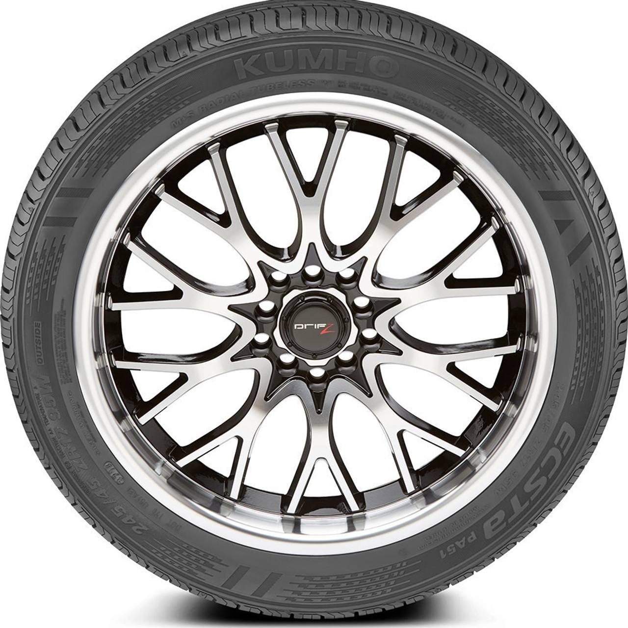 275/35ZR19XL Kumho Tires Ecsta PA51 Radial Tire 2753519 Ultra High Performance 100W