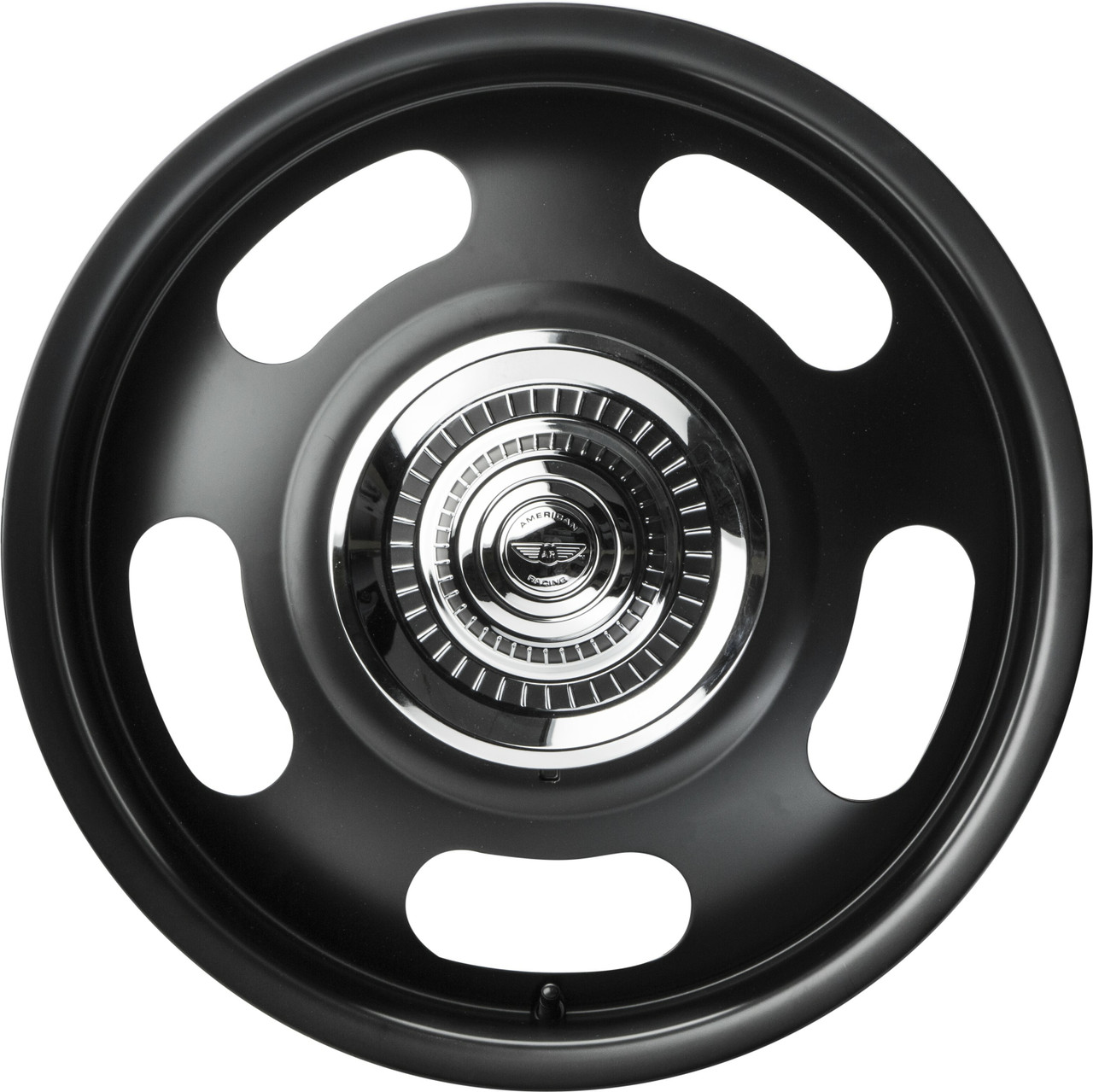 American Racing Vintage VN506 17x9 5x4.75 5x5 Satin Black Wheel 17" 0mm Rim