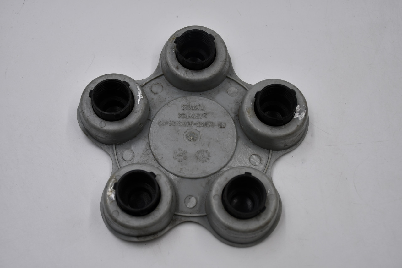 Aftermarket Silver/Black Center Wheel Center Cap Hub Cap PD-CAPSX-5025(6547) 5.5" Blank No Logo