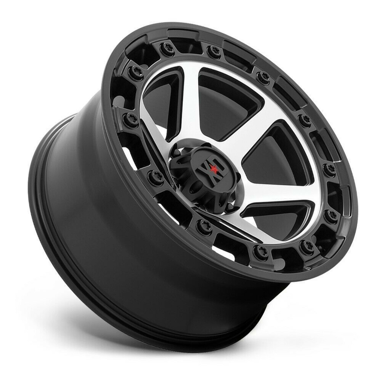 XD XD862 Raid 20x10 5x5.0 Satin Black Machined Wheel 20" -18mm Rim