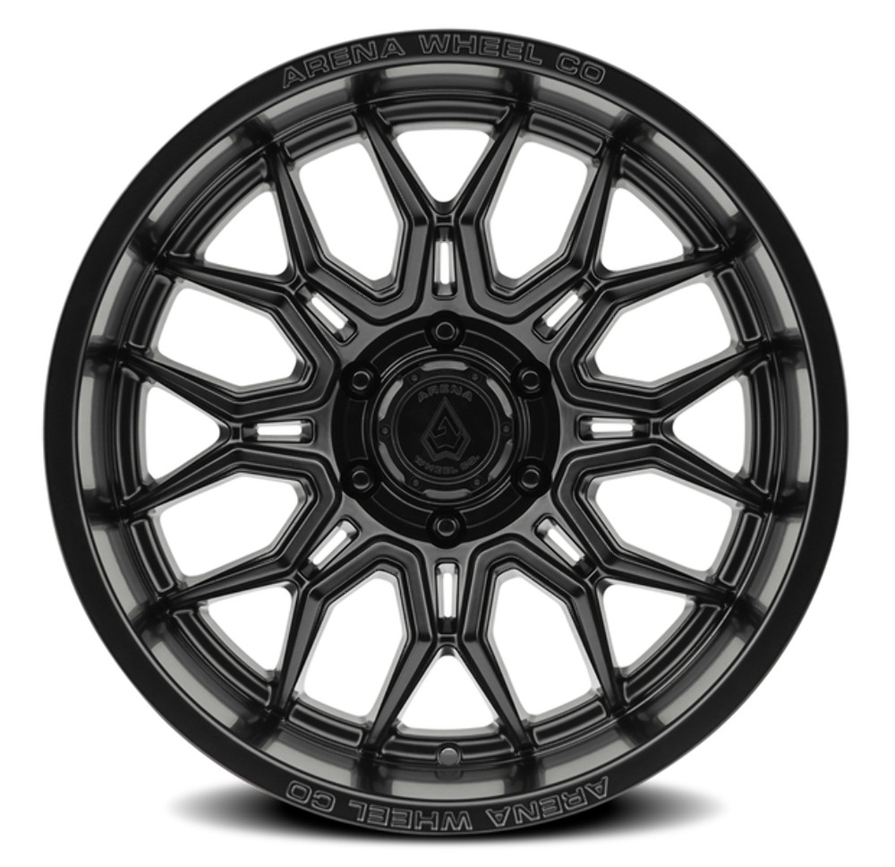 20" Arena Violator Satin Black 20x10 Wheel 6x135 -18mm SUV Rim A117200089N01801