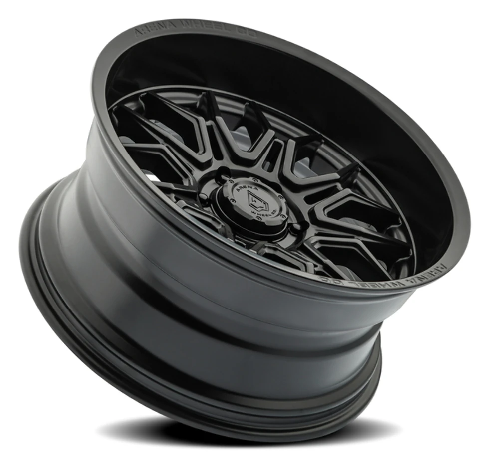 Set 4 20" Arena Violator Satin Black 20x10 Wheels 6x135 -18mm Truck SUV Rims