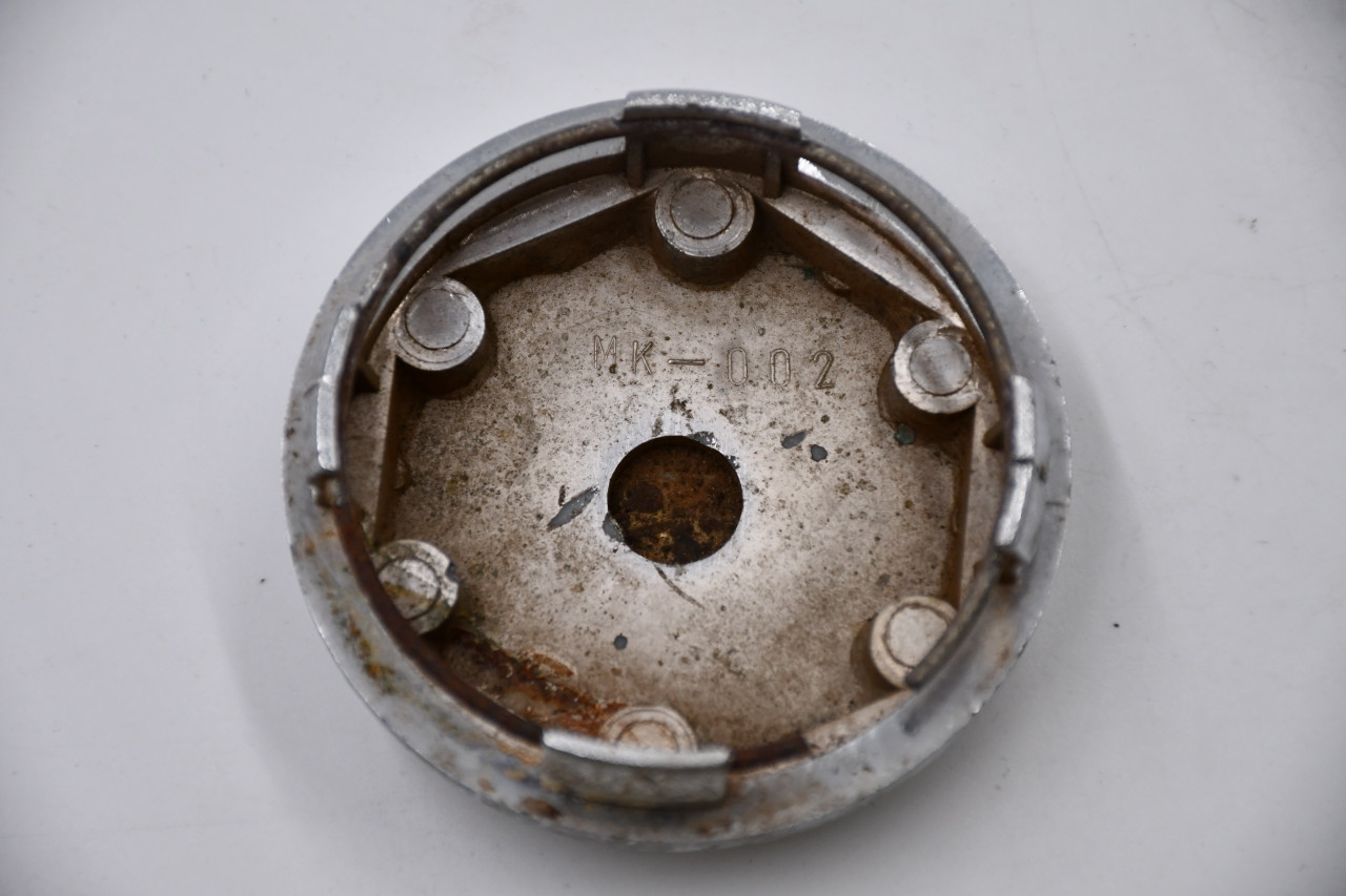 Aftermarket Fast Chrome/ Black insert Gold Lettering Wheel Center Cap Hub Cap MK-002 2.75" Aftermarket Fast Snap in