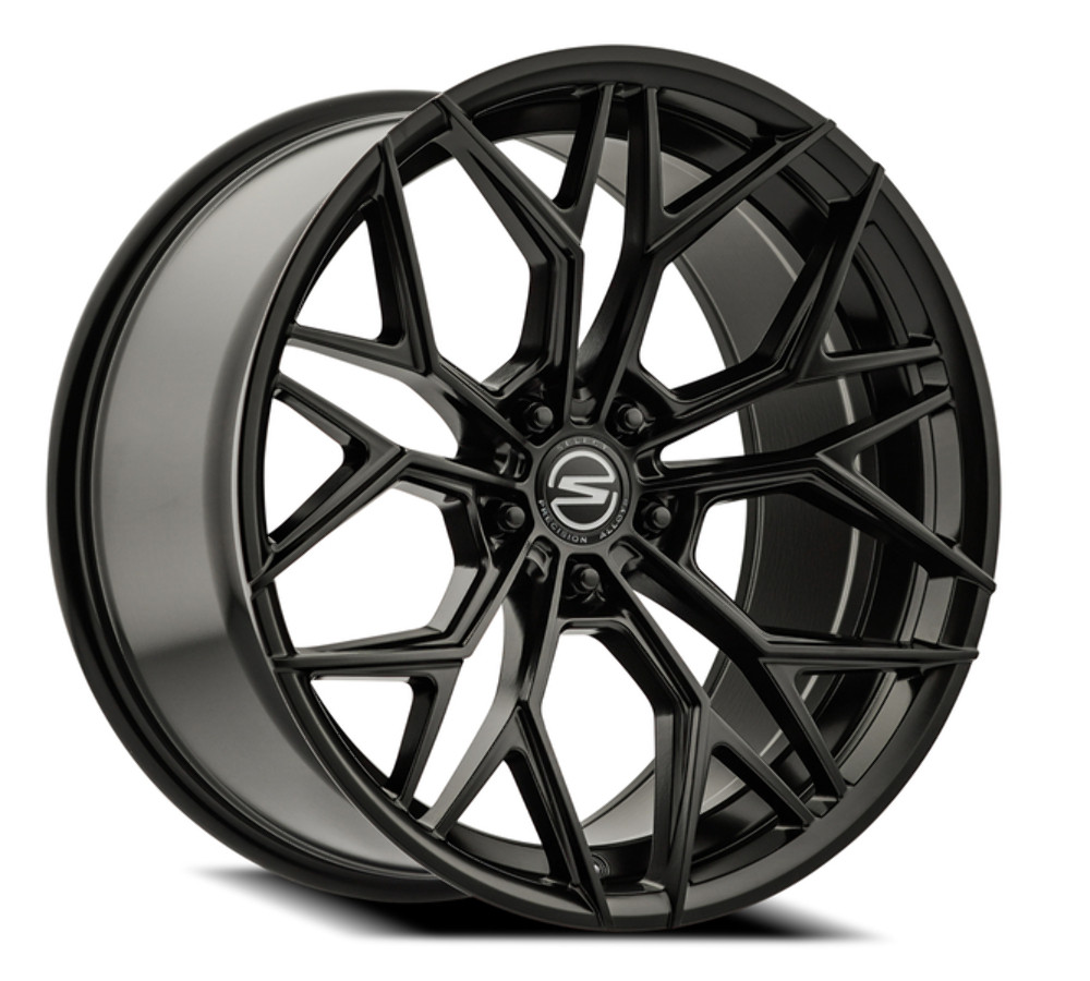 Set 4 22" Select Syndicate Satin Black 22x11 Wheels 5x112 40mm Rims