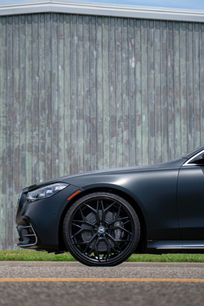 20" Select Syndicate Satin Black 20x9 Wheel 5x4.5 (5x114.3) 20mm Rim