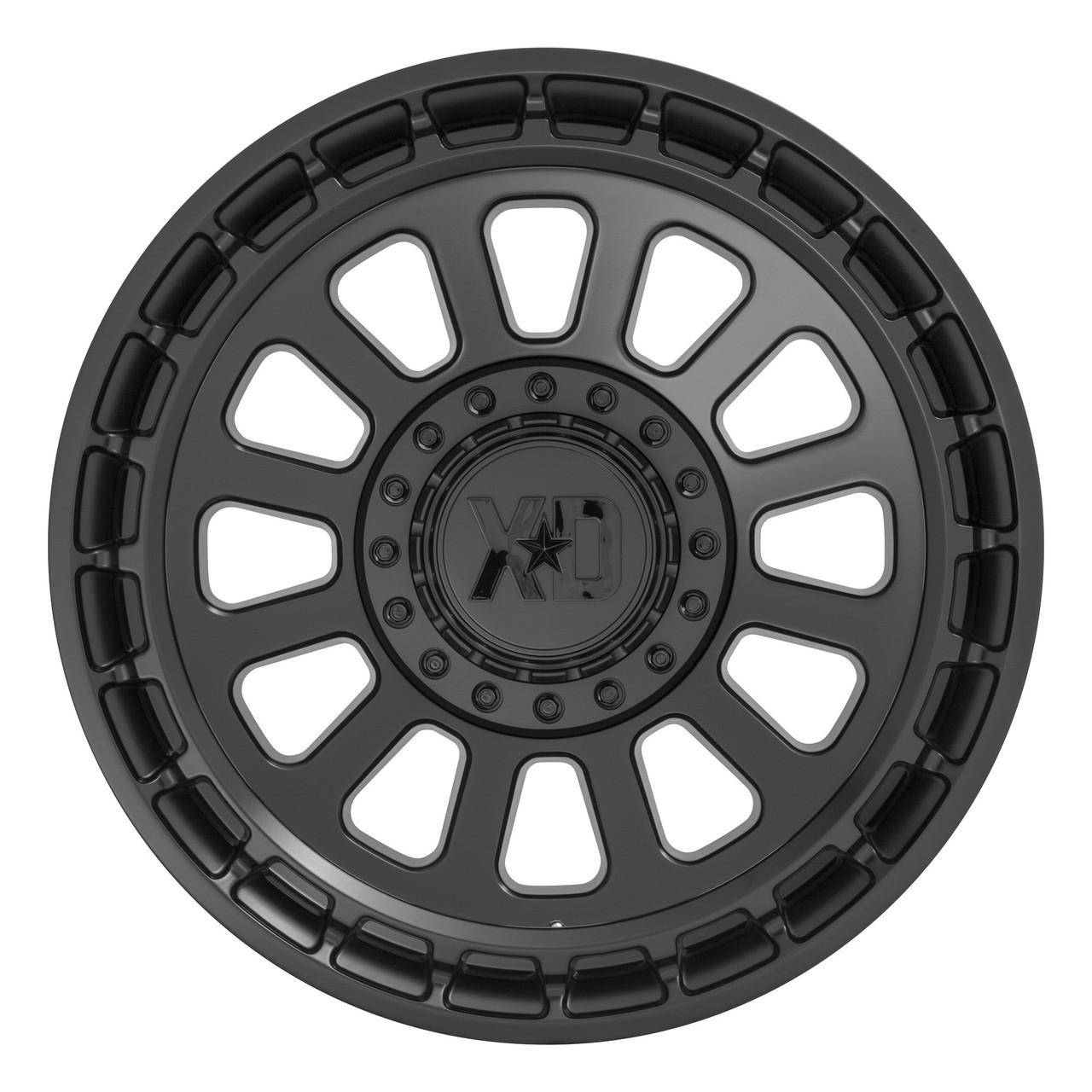 XD XD856 Omega 17x9 6x4.5 6x5.5 Satin Black Wheel 17" 18mm Rim