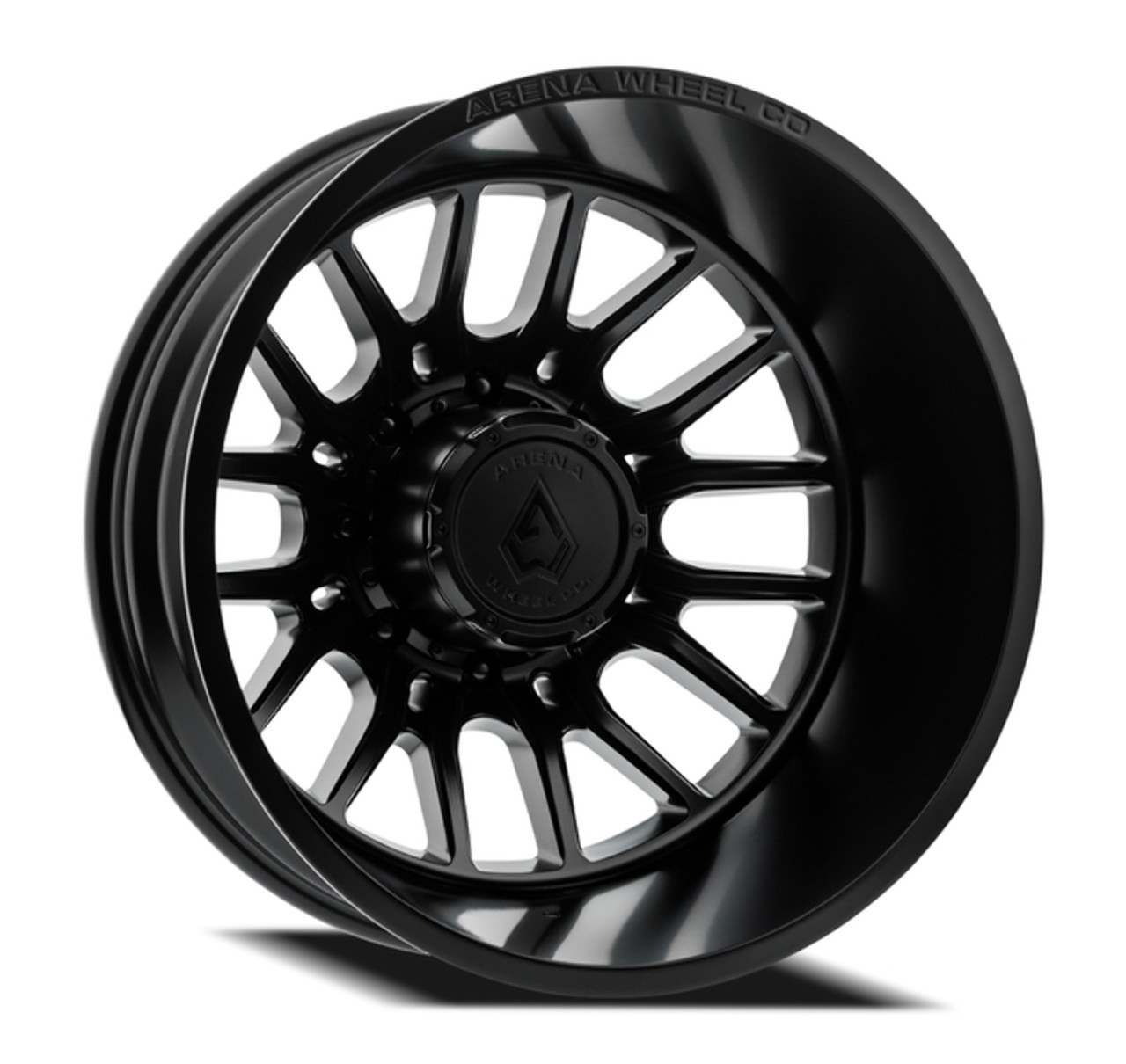 22" Arena Dually Thunder Rear Glossy Black 22x8.25 Wheel 8x200 -202mm Rim