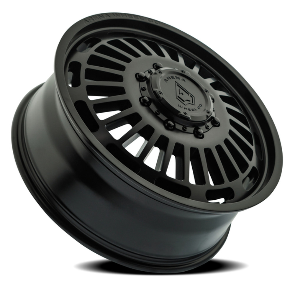 22" Arena Dually Tactic Front Satin Black 22x8.25 Wheel 8x210 105mm Rim