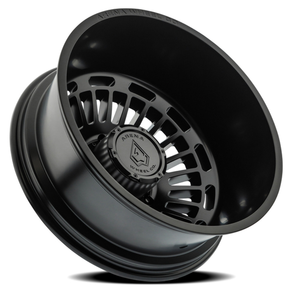 22" Arena Dually Tactic Rear Satin Black 22x8.25 Wheel 8x200 -202mm Rim