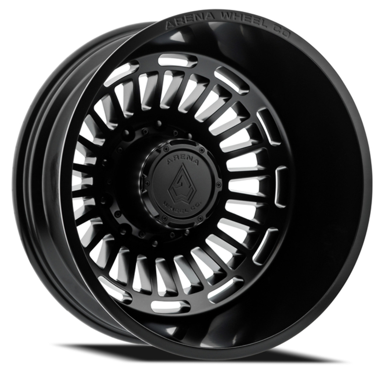 20" Arena Dually Tactic Rear Satin Black 20x8.25 Wheel 10x225 -202mm Rim