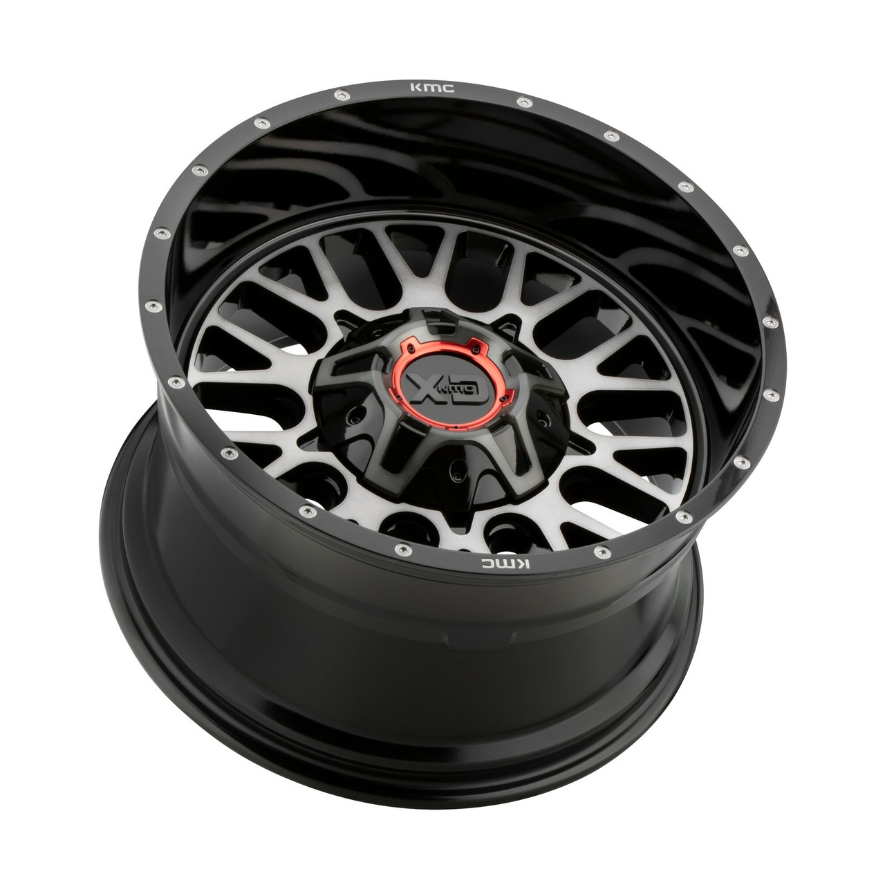 XD XD842 Snare 20x10 5x5 5x5.5 Gloss Black Gray Tint Wheel 20" -18mm Rim