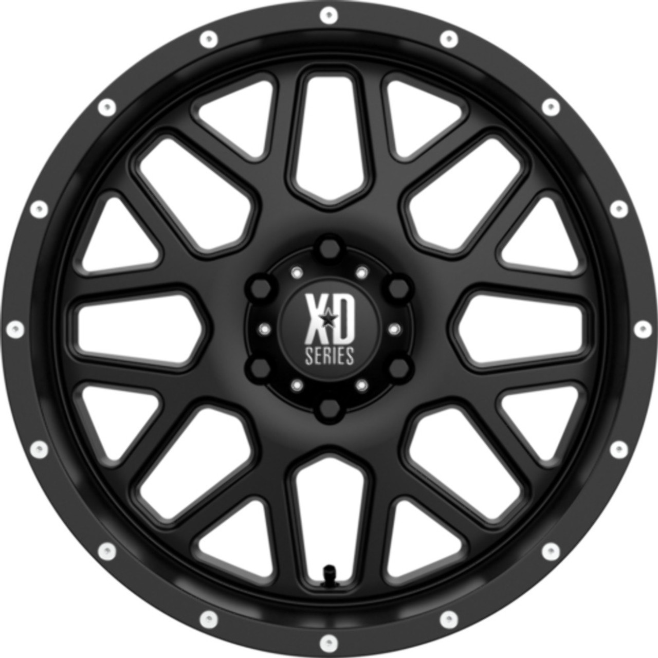 20" XD XD820 Grenade Satin Black Wheel 8X170 -24mm Rim