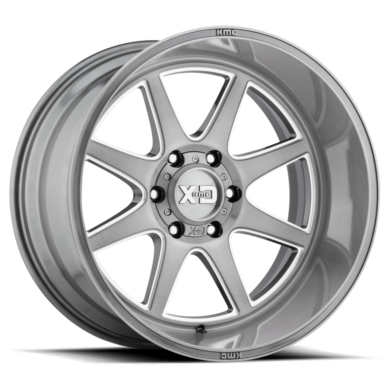 22" XD XD844 Pike 22x10 Titanium Brushed Milled 6X135 Wheel -18mm Rim 22" XD XD844 Pike 22x10 Titanium Brushed Milled 6X135 Wheel -18mm Rim