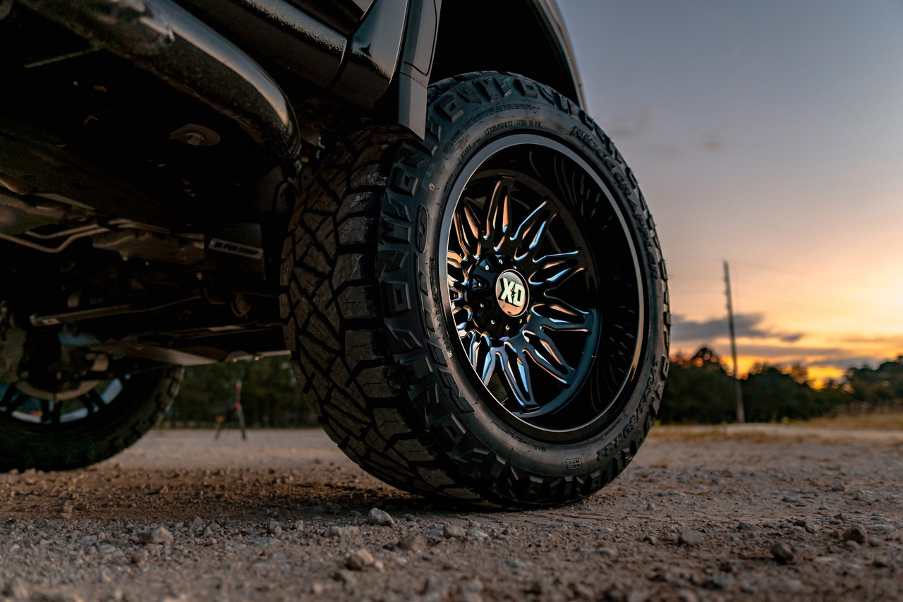 XD XD859 Gunner 20x10 5x5 5x5.5 Gloss Black Milled Wheel 20" -18mm Rim