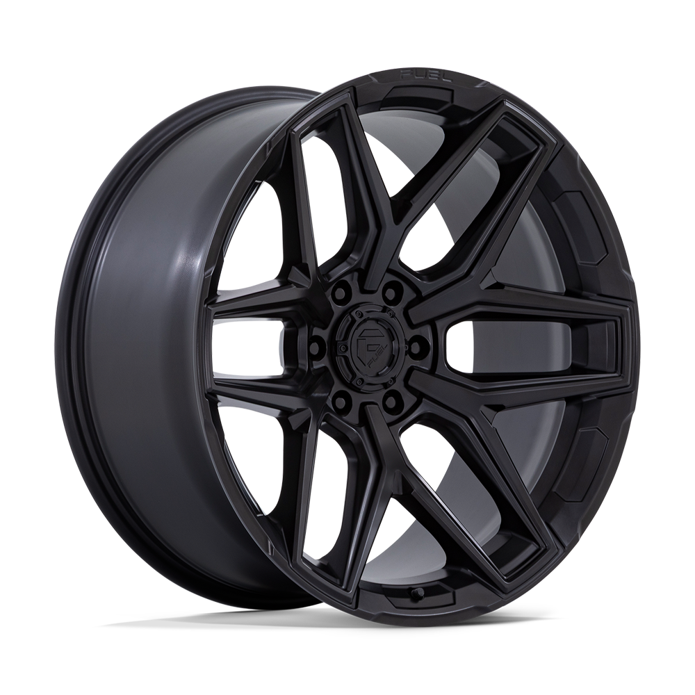 Set 4 24" Fuel Flux FC854 Blackout 24x10 Wheels 6x135 0mm Offroad Truck SUV Rims