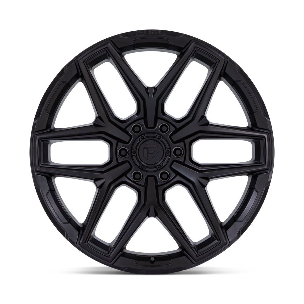 Set 4 24" Fuel Flux FC854 Blackout 24x10 Wheels 6x135 0mm Offroad Truck SUV Rims