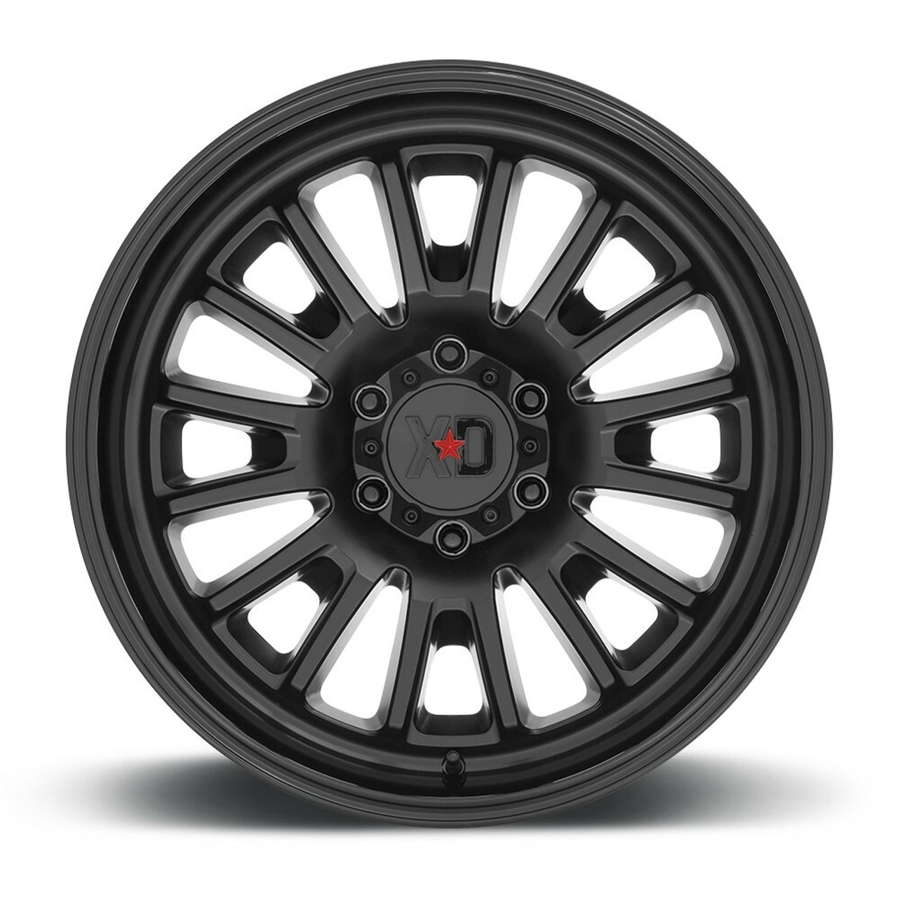 XD XD864 Rover 22x10 5x5.0 Satin Black With Gloss Black Lip Wheel 22" -18mm Rim